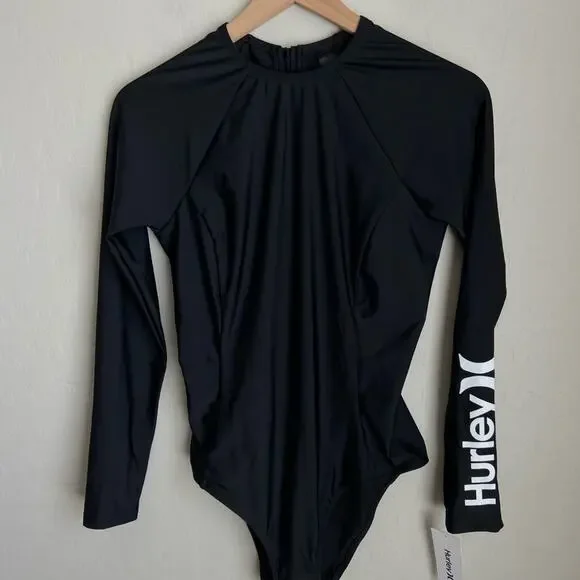 NEW Hurley quick dry long sleeve rash guard surf suit medium - Picture 6 of 13
